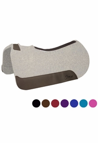 5 Star "The Barrel Racer" Barrel Saddle Pad, Round Back 28"L x 30"D *free gift*