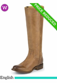 6B Justin Boots Womens Tan Rustico MSL502 ZDS CLEARANCE