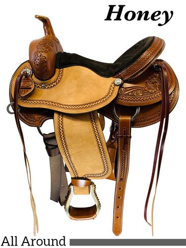16in South Bend Saddle Co All Around Work & Trail Saddle 1124 SAVE $182 CLEARANCE