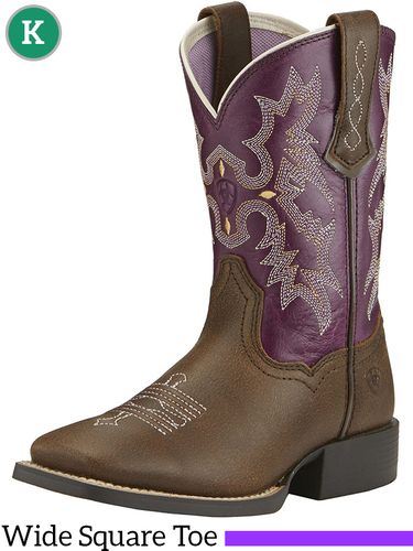 Kid's Ariat Plum Tombstone Boots 10015390