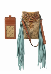 Ariat Ladies Lorelei Calf Hair Cell Phone Crossbody Purse A770005808
