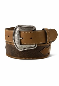 Ariat Mens Calf Hair Inlay Leather Belt A1043702