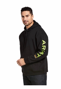 Ariat Men�s Rebar Graphic Hoodie Black 32993