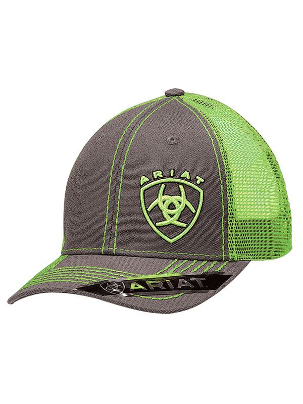 Ariat Lime Green Snapback Hat 1595123