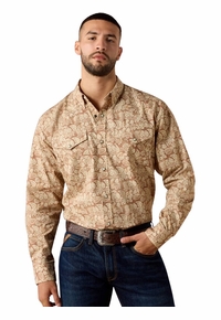 Ariat Mens Fynn Classic Fit Snap Shirt 10073620