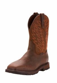 Ariat Mens Groundbreaker Waterproof Steel Toe Work Boots 10024992