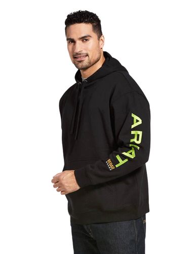 Ariat Men’s Rebar Graphic Hoodie Black 32993