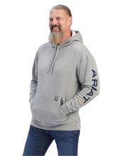 Ariat Men’s Rebar Graphic Hoodie Heather Grey 41627