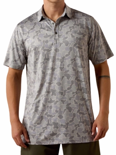 Ariat Mens All Over Print Fitted Polo 10073436