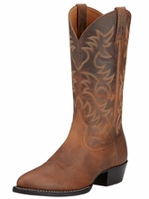 Men's Ariat Heritage Distressed Brown Boots 10002204 SAVE $20 CLEARANCE