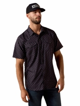Ariat Mens Printed Western Fitted Snap Shirt 10073422