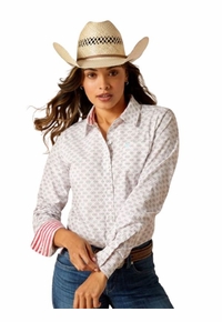 Ariat Womens Kirby Stretch Shirt Izel Print 10051330 CLEARANCE