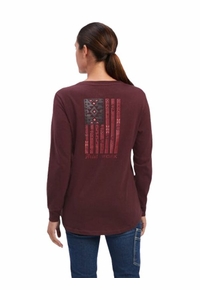 Ariat Womens Rebar Cotton Strong SouthWest Graphic T-Shirt 10041515 CLEARANCE