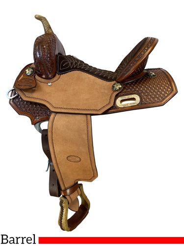 14.5" Billy Cook 9 High Half Breed Barrel Saddle 1807 SAVE $275 CLEARANCE