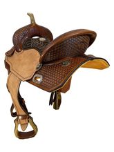 14.5" Billy Cook 9 High Half Breed Barrel Saddle 1807 SAVE $275 CLEARANCE