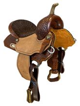 14.5" Billy Cook 9 High Half Breed Barrel Saddle 1807 SAVE $275 CLEARANCE