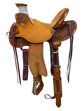 14.5" Billy Cook Light Weight Roughout Desert Flower Wade Ranch Saddle 2295 SAVE $235 CLEARANCE