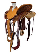 14.5" Billy Cook Light Weight Roughout Desert Flower Wade Ranch Saddle 2295 SAVE $235 CLEARANCE