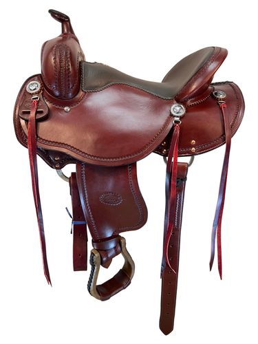 15.5in Billy Cook Low Profile BW Trail Saddle 1990 SAVE $267 CLEARANCE