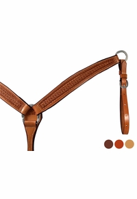 Billy Cook Hand Tooled Crazy Stamp Breast Strap 12-761