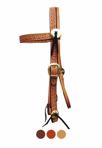 Billy Cook Running W Browband Headstall w/Brass Hardware 11-747