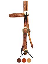 Billy Cook Running W Browband Headstall w/Brass Hardware 11-747