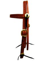 Billy Cook Running W Browband Headstall w/Brass Hardware 11-747