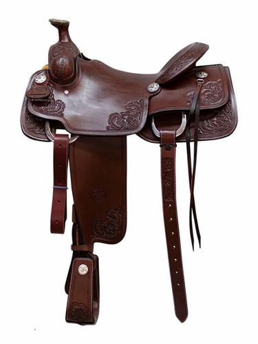 14.5" to 16" Billy Cook Spot Entz Hard Seat OY Ranch Roper Saddle 2162