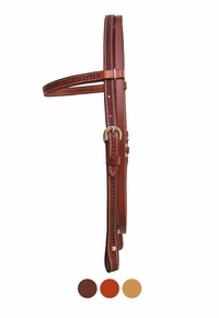 Billy Cook Waffle Tooled Browband Headstall 11-798