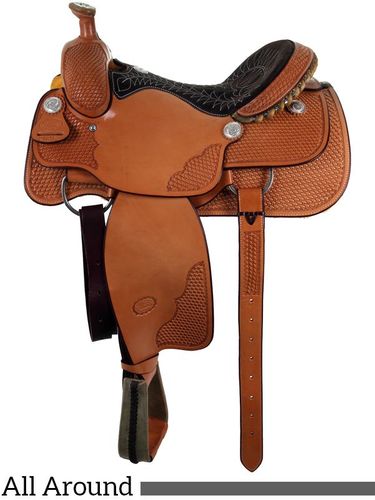 14in to 16in Billy Cook Basket Stamped Ladies All Around Saddle 2046 SAVE $330 CLEARANCE