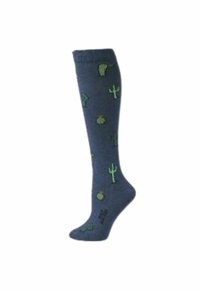 Boot Doctor Ladies OTC Socks Cactus Navy 0417203