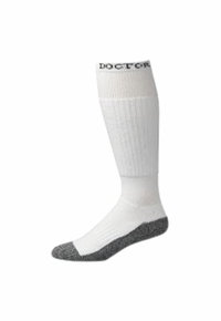 Boot Doctor Mens OTC Full Cushion Socks 2 Pack White 0498205