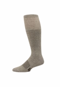 Boot Doctor Mens Socks Cotton All Day OTC 2Pk Grey 0497006