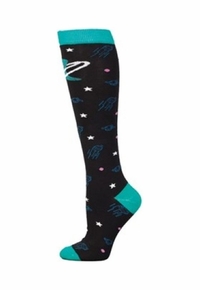 Boot Doctor Womens Cosmic Spaceship Socks 0422501