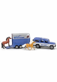 Breyer Farms Land Rover and Tag-A-Long Trailer 59216