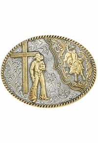Bullrider and Cross Buckle by Crumrine C15102