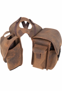 Cashel Distressed Leather Horn Bag SB-DL-HB-M