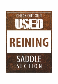 Check out our Used Reining Saddle section