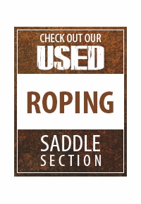 Check out our Used Roping Saddle section