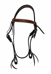 Circle Y 3/4" Border Tooled Browband Headstall 0100-43 ZDS