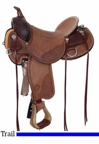 Circle Y Brazos Wood Trail Saddle 2612 w/Free Pad