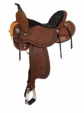 13.5" to 16" Circle Y Cloverleaf Barrel Saddle 2240