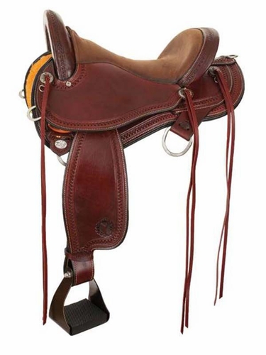 15" to 18" Circle Y Grey Forest Trail Saddle 1689