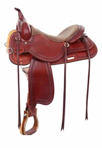 Circle Y High Horse Dusty Road Trail Saddle 6822