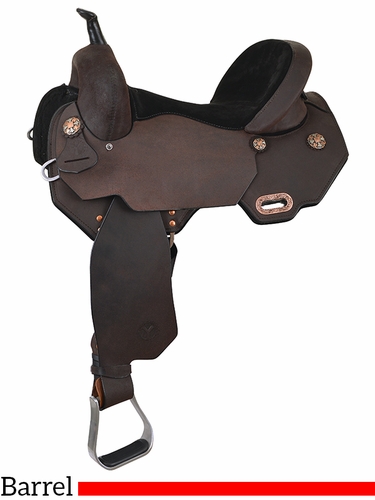 15.5" Circle Y JBN Barrel Saddle 3914 SAVE $150 CLEARANCE