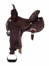 13.5" to 17" Circle Y Josey Cash Go Round Saddle MJ48