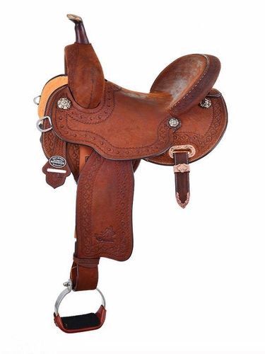 15" Circle Y Josey-Mitchell Renegade Racer Barrel Saddle MJ53