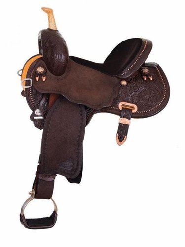 Circle Y Josey Ultimate Cash Barrel Saddle MJ79