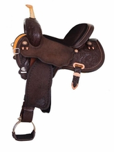Circle Y Josey Ultimate Cash Barrel Saddle MJ79