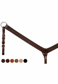 Circle Y Julie Goodnight Diamond Tooled Straight Breast Collar 4280-11